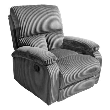 ARMCHAIR RELAX DIONI HM3296.11 GREY CORD FABRIC 81x94x97Hcm.