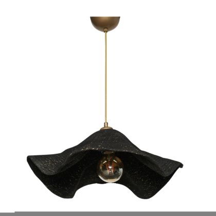 CEILING PENDANT HM7649.02, BLACK-GOLD, Φ44x54
