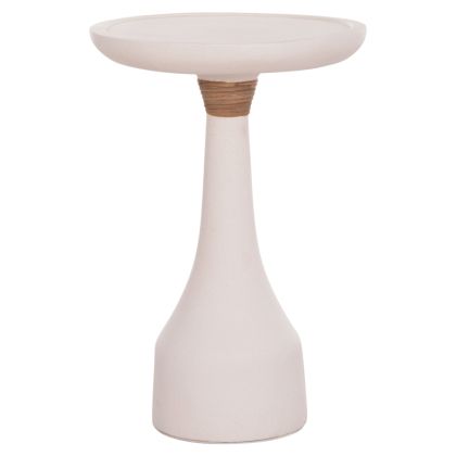 LAMP TABLE ROUND TORG HM18170.02 FIBER CEMENT WHITE Φ41x62Hcm.
