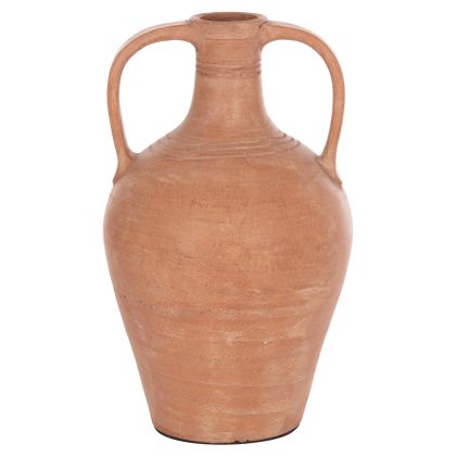 DECORATIVE VASE (AMPHORA) FEAX HM4676.08L TERRACOTA IN NATURAL--35x35x58Hcm.