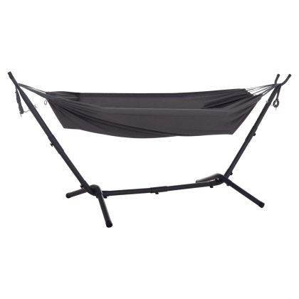HAMMOCK CRAVE HM6304.01 ANTHRACITE METAL FRAME-DARK GREY FABRIC 265x93x105Hcm.