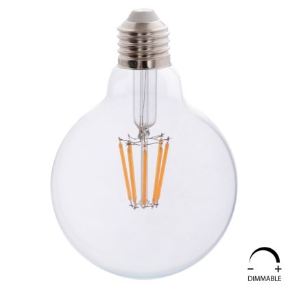LIGHT BULB HM4050.01 GLOBO LED FILAMENT 8W E27 3000K CLEAR DIMMABLE
