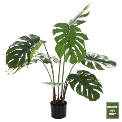 DECORATIVE SYNTHETIC PLANT HM7991 MONSTERA TREE IN POT 100H cm.