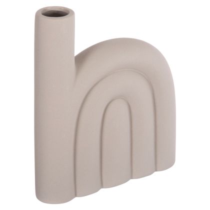 CERAMIC TABLE DECOR ARCON HM4639.03 MATTE GREY 23x5.5x29H cm.