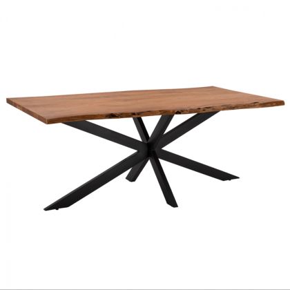 Dining Table 200x85-110x77 Montana Superior 3.5 thickness Solid Acacia  HM8716.11