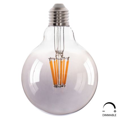 LIGHT BULB HM4050.03 GLOBO LED FILAMENT 8W E27 3000K SMOKE DIMMABLE