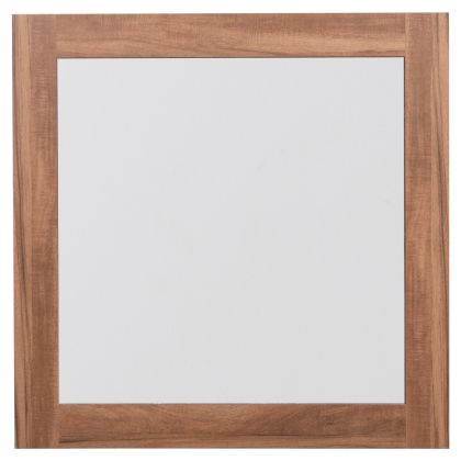 WALL MIRROR SQUARE SERIES HARRY HM4485.01 MELAMINE IN NATURAL WOOD COLOR 87x2(thickness)x87cm.