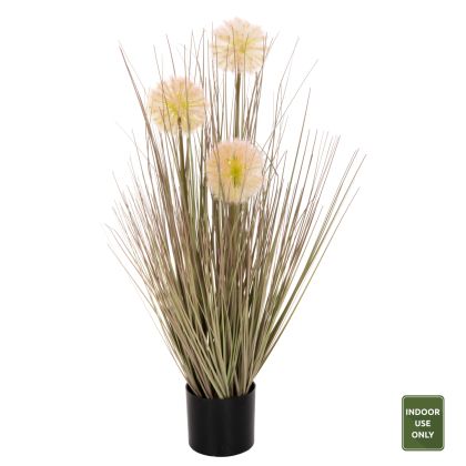 DECORATIVE SYNTHETIC PLANT IN POT HM4016 DANDELION/GRASS Φ9.5x9-62Hcm.