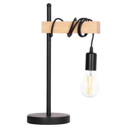 TABLE LAMP VOLKS HM4659 METAL--WOOD 15x26x41Hcm.