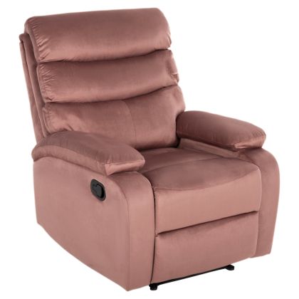 ARMCHAIR MASSAGE YASUMU HM9784.02 DUSTY PINK VELVET 80x93x100Hcm.