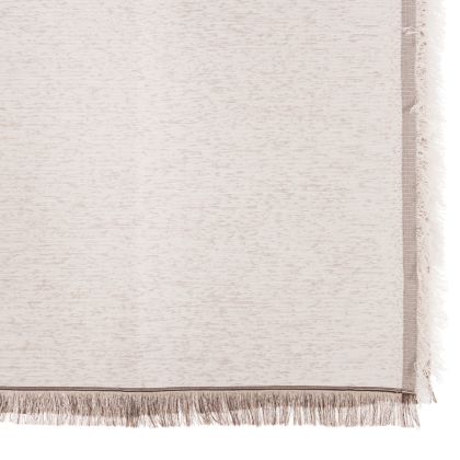 SOFA COVER-THROW WITH FRINGES DREAMTOPIA HM12161.01 IN ECRU COLOR 245X170cm.