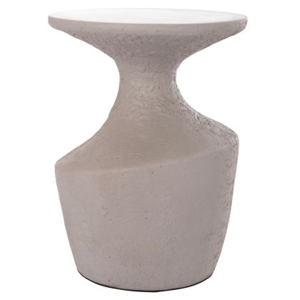SIDE TABLE REBON HM18156.03S FIBER CEMENT IN GREY--Φ27.5x50Hcm
