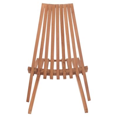 LOUNGE CHAIR FOLDABLE SHIGAO HM18112 TEAK WOOD--NATURAL COLOR 61x88.5x89Hcm.