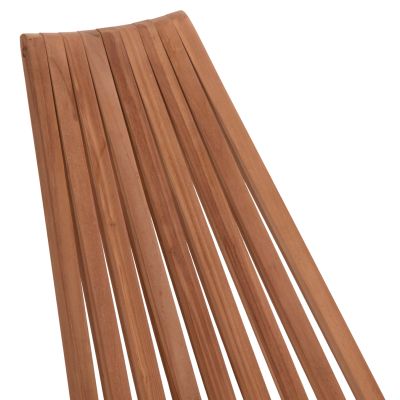 LOUNGE CHAIR FOLDABLE SHIGAO HM18112 TEAK WOOD--NATURAL COLOR 61x88.5x89Hcm.