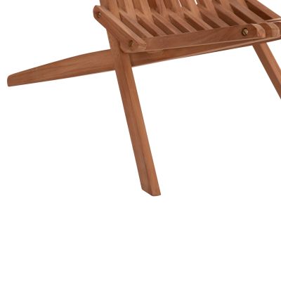 LOUNGE CHAIR FOLDABLE SHIGAO HM18112 TEAK WOOD--NATURAL COLOR 61x88.5x89Hcm.