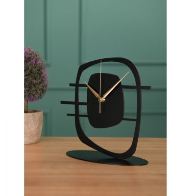 METAL TABLE CLOCK HM7473.01 21x23 cm