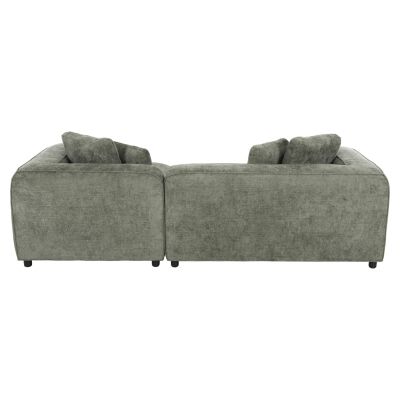 ЪГЛОВ ДИВАН 3 МЕСТА GRACE HM3280.05R ЗЕЛЕН ДАМА 252x105-160x70-90Hcm.