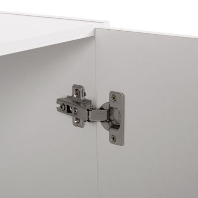 ГОРЕН ШКАФ ЗА 3-КРИЛЕН ГРАДЕРОБ ALIVIA HM351.05 МЕЛАМИН В БЯЛО 90,2x42x60Hcm.