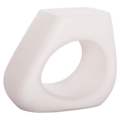 STOOL LANS HM4691.02 FIBER CEMENT IN WHITE--55x30x46Hcm.