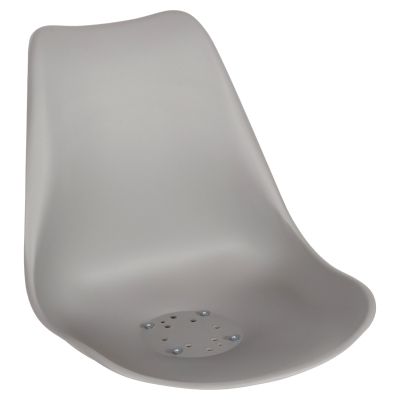 REPLACEMENT SEAT/BACKREST FOR BAR STOOL VEGAS HM8000.10 GREY POLYPROPYLENE