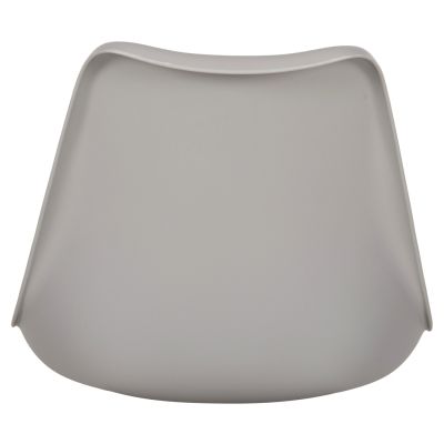 REPLACEMENT SEAT/BACKREST FOR BAR STOOL VEGAS HM8000.10 GREY POLYPROPYLENE