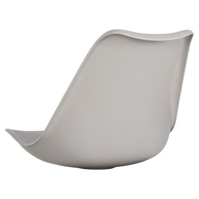 REPLACEMENT SEAT/BACKREST FOR BAR STOOL VEGAS HM8000.10 GREY POLYPROPYLENE