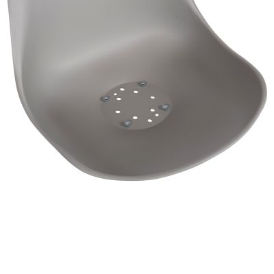 REPLACEMENT SEAT/BACKREST FOR BAR STOOL VEGAS HM8000.10 GREY POLYPROPYLENE