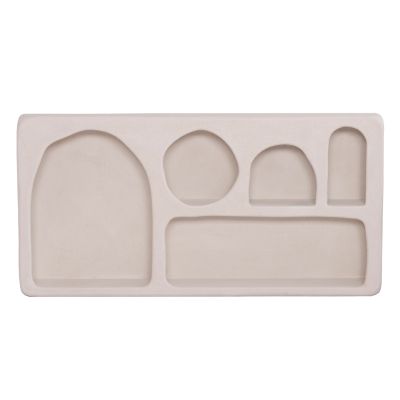 WALL SHELF SERIES SANTORINI HM18063.01 MDF IN OFF-WHITE 120x18x60Hcm.