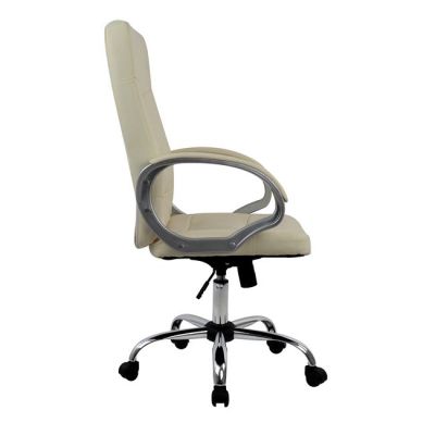 Manager's office chair HM1024.08 cream with chromed base 64x55x120