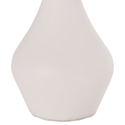 TABLE DECORATIVE VASE DENI HM4663.02S FIBER CEMENT IN WHITE--Φ15x27Hcm.