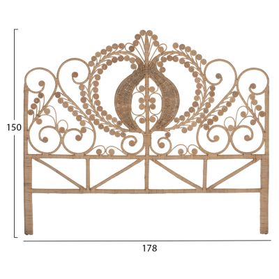 HEADBOARD FOR BED MADE OF RATTAN FOR BUSINESS USE 160cm.HM9358