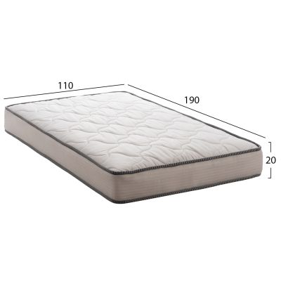 HM654.110 DREAMTOPIA mattress, series ATLAS, 110X190x20H