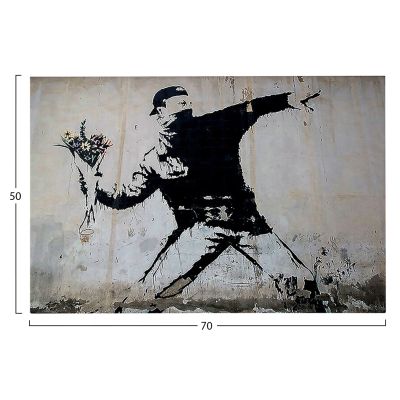 WALL PAINTING SERIES GOBI HM4817 PRINTED CANVAS 70x3(thickness)x50Hcm.