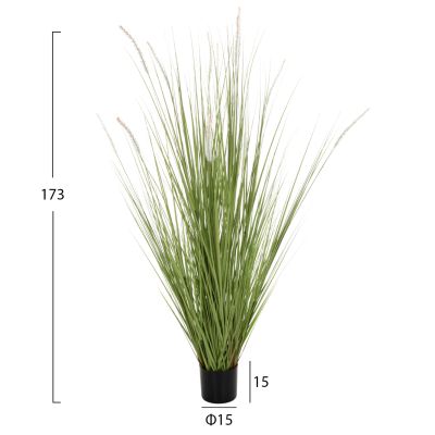 DECORATIVE SYNTHETIC PLANT IN POT HM4017 BRISTLEGRASS 173Hcm.
