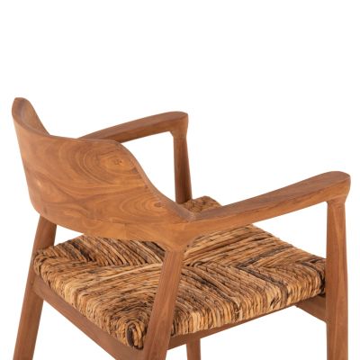 ARMCHAIR HM9401.01 SOLID TEAK NATURAL 58x52x77H cm.