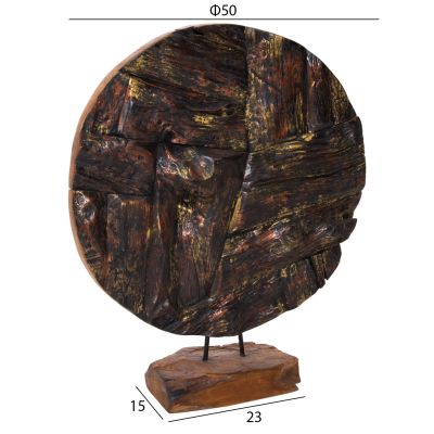 TABLE DECOR HM7718 SOLID TEAK NATURAL 50X15X64H
