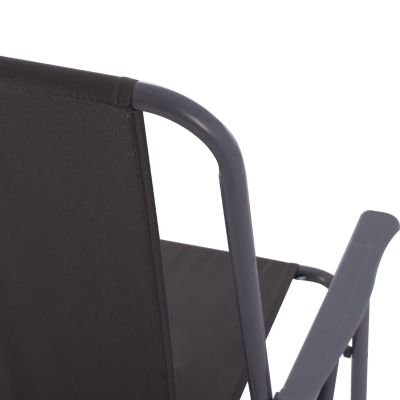 ПЛАЖЕН СТОЛ HM5148.01, СИВ ПЛАТ, МЕТАЛНА КОНСТРУКЦИЯ, ВИСОКА ОБРЕБКА