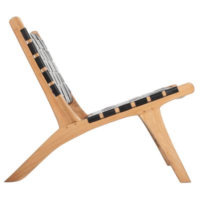 СТОЛ FELIPE TOON ДЪРВО С ЧЕРЕН PU 68X79X69Hcm.HM9326.02