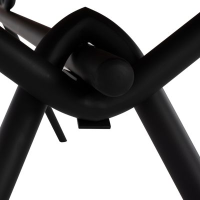 ТРАПЕЗЕН КОМПЛЕКТ 7БР. МАСА МДФ ФУРНИР ОРЕХ И КРЕСЛА КАДИФЕ СИВО HM10638