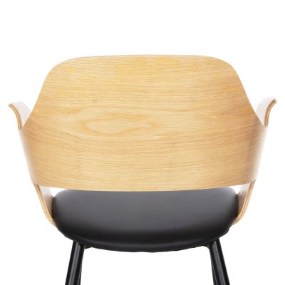 DINING SET 5PCS HM11970 TABLE DENTY & 4 CHAIRS VELP (OAK)