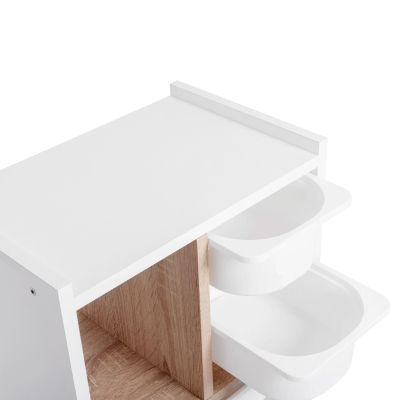 СКИД SANI HM18209.01 МЕЛАМИН В БЯЛО-SONOMA & WHITE P.E. ЧЕКМЕДЖЕТА 45х30х90Всм.