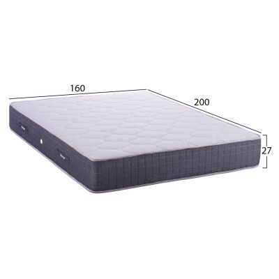 HM656.160 DREAMTOPIA mattress, series "CLOUD09", 160X200x27H