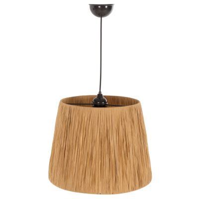 CEILING PENDANT LAMP INDOORS HM7947.05 WITH BEIGE CAP Φ30-40x77Hcm.