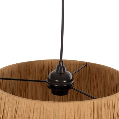 CEILING PENDANT LAMP INDOORS HM7947.05 WITH BEIGE CAP Φ30-40x77Hcm.