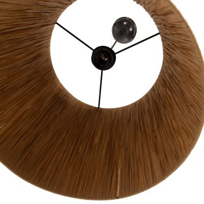 CEILING PENDANT LAMP INDOORS HM7947.05 WITH BEIGE CAP Φ30-40x77Hcm.