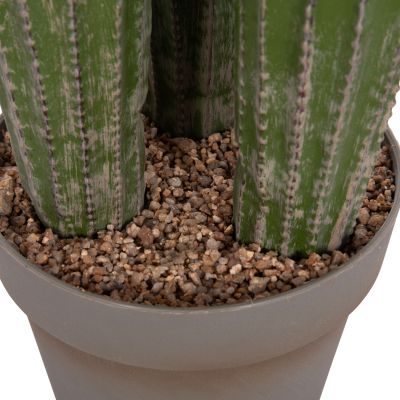 DECORATIVE SYNTHETIC PLANT IN POT HM4745 CACTUS Φ17.5x144Hcm.