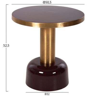 ПОМОЩНА МАСА ERODE HM4242.06 МЕТАЛ В ЧЕРВЕНО ЧЕРВЕНО-ЗЛАТНО Φ50,5x52,5Hcm.