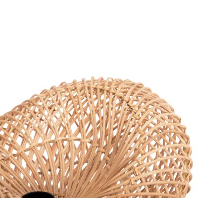 DECORATIVE TABLE LAMP IVAR HM4431 DRIFTWOOD & RATTAN 32x30x53Hcm.