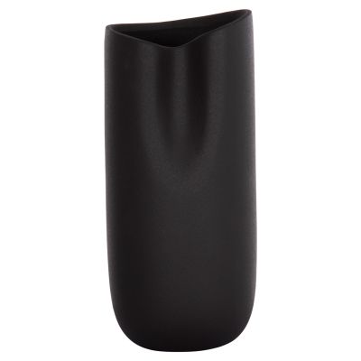 CERAMIC TABLE DECOR GLAZE HM4606.02 MATTE BLACK 17x16.5x38Hcm.