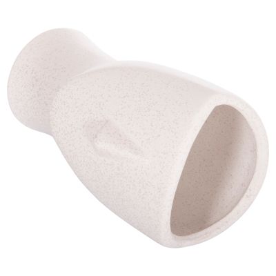 CERAMIC TABLE DECOR HUMANS HM4632 OFF WHITE WITH CRYSTALLIZATION Φ13x22Hcm.